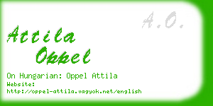 attila oppel business card